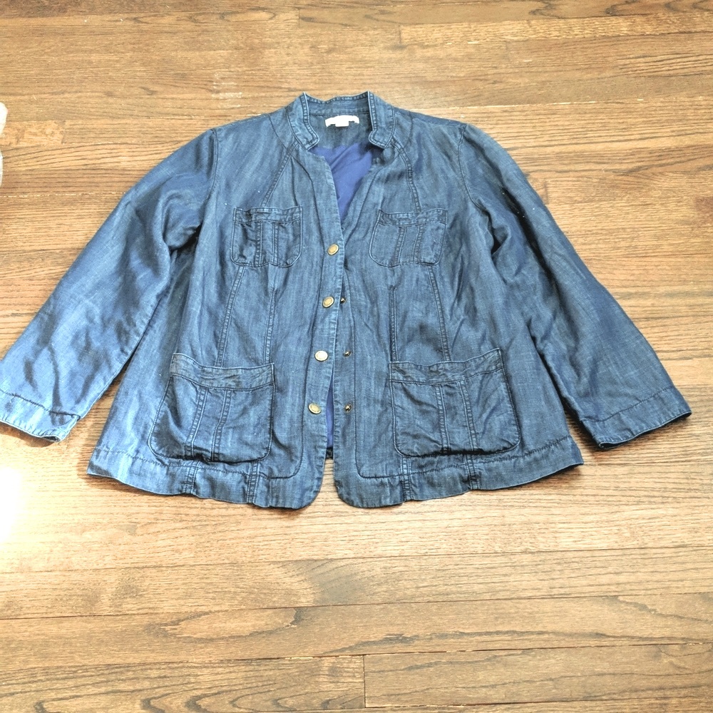 Coldwater Creek Lined Denim jacket